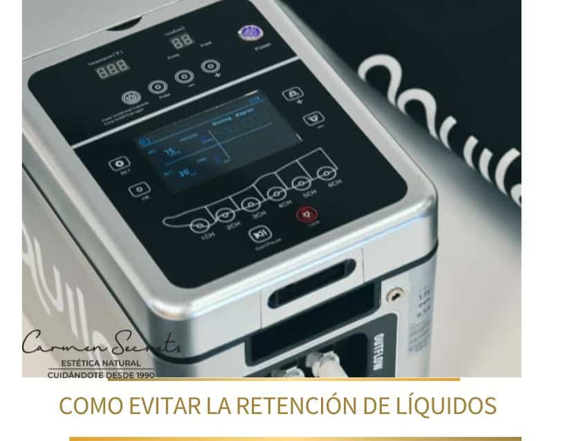 Dispositivo estético para combatir la retención de líquidos en verano