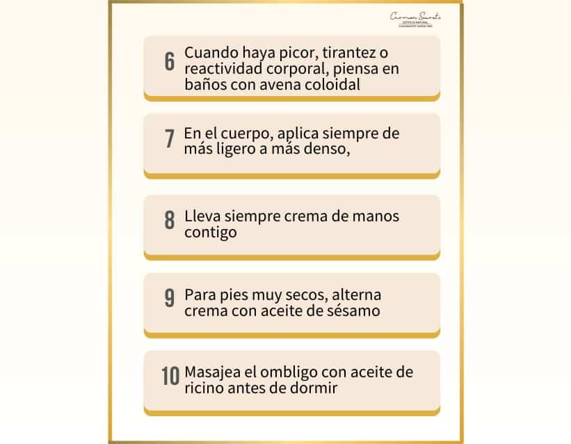 Recomendaciones prácticas sobre cómo cuidar mi piel del cuerpo, manos y pies con consejos de cosmetóloga
